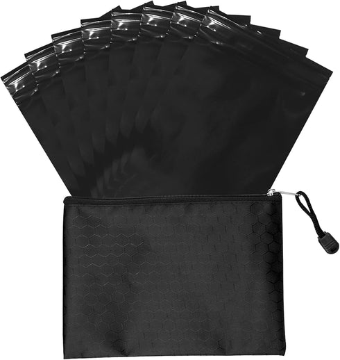 Feminine Personal Disposal Bags,6x8 inches Tampon Disposal Bags Pack of 100 Black Opaque Zip Seal Discreet Disposal Bags for Tampons,Sanitary Pads...