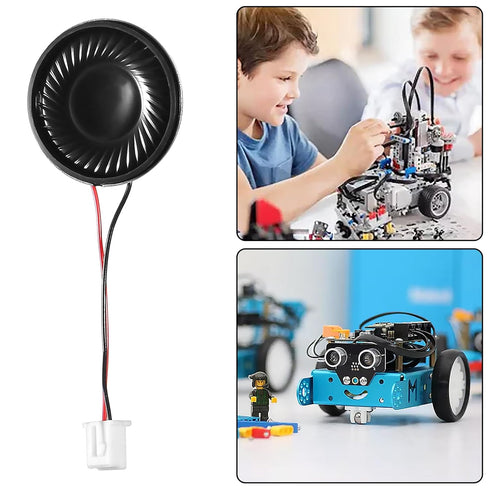 15pcs 2W 8 Ohm 28MM Mini Speaker Round Internal Magnet Speaker MP3 MP4 Player Speaker with 60MM Cable Length...