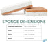 bioGo White 12 Pack Biodegradable Kitchen Sponges - Eco-Friendly, Compostable, Natural Cellulose Dish Sponges...