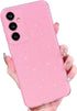Compatible with for Samsung Galaxy S23 FE Case,Cute Neon Bright Color,Glitter Bling Thin Slim Shockproof Silicone Sparkly Case, Soft TPU Phone Cas...
