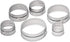 Stainless Steel Cookie Cutters - Set of 6-1 3/4", 2 3/8", 23/4", 3 1/4", 3 3/4", 4 1/4" - Cookies, Donuts, Pastries and Scones...