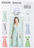 BUTTERICK PATTERNS B5030 Misses' Dress, Belt and Sash, Size FF (16-18-20-22)...