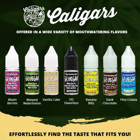 GlueGar Go Stix Rolling Glue - Cigar Glue Sticks with Different Flavors - Handy Rolling Glue for Wraps, & Papers - Natural, Plant Based Glue Stick...