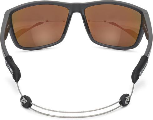 Pilotfish No Tail Adjustable Eyewear Retainer Cable Strap: Sunglasses, Eyeglasses, Glasses (16 Inch, Gunmetal Gray)...
