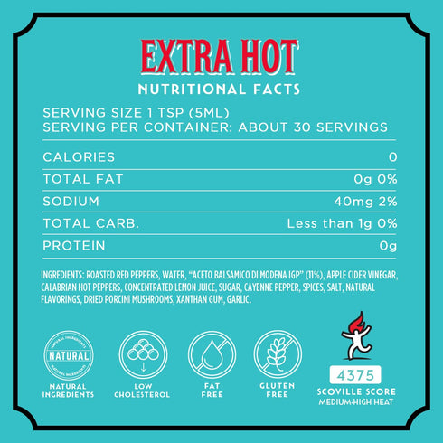 FIRELLI Extra Hot Italian Hot Sauce - 5oz Bottle (Pack of 2)...
