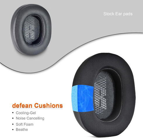 Live 500BT Cooling Gel Ear Pads defean Replacement Cushions Compatible with JBL Live 500BT / Live 500 BT Around-Ear Wireless Headphone,High-Densit...
