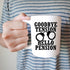 YouNique Designs Goodbye Tension Hello Pension - 11 Oz Portable Coffee Mug, Police Officer Retirement Gift for Men Women, Correctional Officer Cup...