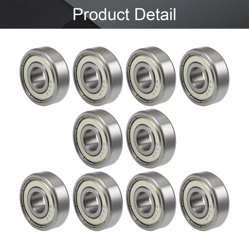Othmro Deep-Groove Ball Bearings,10Pcs 629ZZ Deep Groove Bearings 9x26x8mm Ball Bearing Double Plastic Sealed Carbon Steel Deep Groove Bearing for...