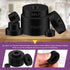 Swpeet 50Pcs 7 Sizes Round Rubber Spacer Assortment Kit, 5/6/8/10mm Anti Vibration Black Rubber Washers Kit, Neoprene Spacer Multi Purpose Thick R...
