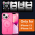 Magnetic for iPhone 13 Case & iPhone 14 case, Compatible with Magsafe, Built-in Stash Stand, Matte Scratch-Resistant Back Cover Shockproof Phone C...