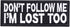 U-Sky Sew or Iron on Clothes Patches, Pack of 3pcs Funny Letter Patches Don't Follow Me I'm Lost Too Motorcycle Biker Jacket Patch for Jeans, Back...