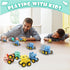 16Pcs Dinosaur Pull Back Cars Set for Kids Toddler, Bulk Mini Dinosaur Party Favors, Pinata Fillers, Goodie Bag Stuffers, Classroom Prizes,Dinosau...