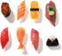 Cute Sushi Fridge Magnet Japanese Food Fun Magnets for Refrigerator Whiteboard, Fake Sushi Food Play Toys for Dollhouse Cake Kitchen Decoration Gi...