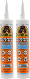Gorilla Waterproof Caulk & Seal 100% Silicone Sealant Caulk, All Purpose, White, 10oz Cartridge (Pack of 2)...