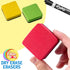 10 Pack Erasers Dry Erase Magnetic, 5 Bright Colors | Colors Match Table Spots and Table Dots | Whiteboard, White Board, Teachers, Classrooms...