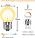 Appliance Oven Light Bulb 40W for Refrigerator Over Hood Stove Microwave Replacement Bulb High Temperature Resistant A15 Incandescent E26 Medium B...