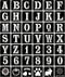 6 Inch Letter Stencils Symbol Numbers Craft Stencils, 42 Pcs Reusable Plastic Alphabet Templates for Painting on Wood, Wall, Fabric, Rock, Glass, ...