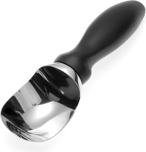 Spring Chef 18/8 Stainless Steel Ice Cream Scoop with Soft Grip Handle - Heavy Duty Ice Cream Scooper for Gelato, Sorbet, Cookie Dough, Melon, Sun...