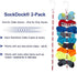 Sock Laundry Solution for Washing Drying & Storing Socks in Pairs, Clip & Hold Socks in Washer Dryer & Closet 2-Pack...