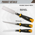 KATA 3-In-1 Multi Blades Janpense Hand Saw, Drywall Saw with TPR Handle, Quick Change Blade Hacksaw for Cutting Drywall, Sheetrock, Wood, Plastic...
