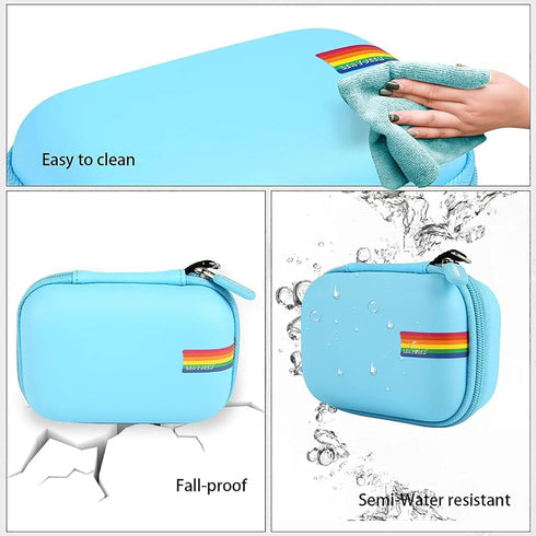 Leayjeen Digital Camera Case Compatible with AbergBest 21 Mega Pixels 2.7" LCD/Kodak Pixpro/Canon PowerShot ELPH 180/190/Sony DSCW800/DSCW830 Came...