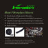 Hiwow 5FT Heat Sleeve Fiberglass Adjustable Heat Shield Sleeve Black Color (5FT X 13MM(1/2''))...