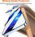 [3+3 Pack Privacy Screen Protector for iPhone 13 Pro Max 6.7 inch + Camera Lens Protector, 9H Anti-Spy Tempered Glass, Easy Installation, High Sen...