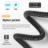 chenyang USB C Extension Cable USB 3.1 Gen 2 Type C Male to Female Fast Charging Data Transfer 90 Degree Angled Extension Nylon Braided Cable 0.2M...