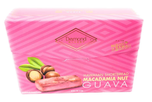 Diamond Bakery Hawaiian Shortbread Macadamia Nut Guava Cookies 4 oz...