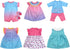 6 Pack Doll Clothes for 13-16 inch Baby Dolls, Dress for 13-16 inches Dolls, Compatible with Toy JC, Toy Manhattan, Toy Doug Melissa...
