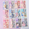 EAMOTOL 48 Sheets Anime Girl Journaling Stationery Stickers - Calendar Decorative Frosted PET Sticker for Scrapbook Journal Diary Planner DIY Craf...