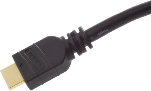 Tartan 28 AWG High Speed HDMI Cable with Ethernet, Black, 10 Foot...