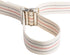 COW&COW Transfer and Gait Belt with Metal Buckle - Transfer Walking and Standing Assist Aid for Caregiver Nurse Therapist 2 inches (Beige with Str...