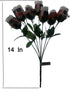 Patriotic Flowers, US Flag, Memorial Day, 4th of July Decor America Veterans Day, One Bouquet 7 Stems Red White Blue...