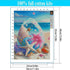 Tiwabb Stamped Cross Stitch Kits,Summer Starfish Cross Stitch Kits for Adults Beginners,Full Range of Cross-Stitch Stamped Kits Needlecrafts for H...