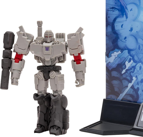 McFarlane Toys - Transformers Page Punchers 2pk Optimus Prime and Megatron 3in Action Figures with 2 Comics...
