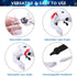 Hands Free Headband Magnifying Glass, USB Charging Head Magnifier with LED Light Jewelry Craft Watch Hobby 5 Lenses 1.0X 1.5X 2.0X 2.5X 3.5X (Upgr...