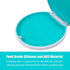Retainer Case,Cute Slim Aligner Case Compatible with Invisalign,Retainer Holder with Aligner Remover Tool, Chew & Brush,Rope Bag (White Outside Cy...