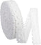 IDONGCAI White Lace Trims Sewing Lace Lace Ribbon for Sewing Delicate Bridal Lace Trim Scallop Edge for Scrapbooking 0.95'' Wide 20Yards...
