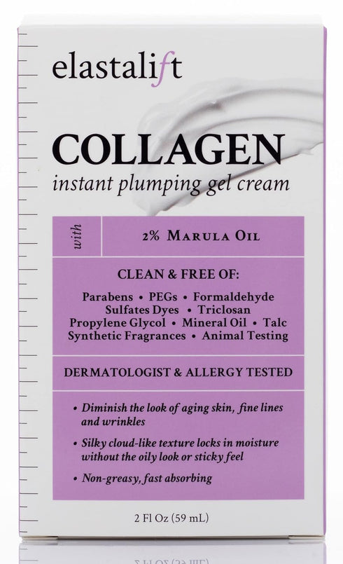 Elastalift Collagen Cream Anti Aging Plumping Lotion For Face | Concentrated Facial Collagen Lotion Skin Care Moisturizer Gel Helps Firm + Smooth ...
