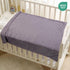 Baby Blanket for Boys Girls Soft Minky with Double Layer Dotted Backing, Star and Moon Printed 30 x 40 Inch Receiving Blanket (Violet)...
