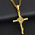 Jude Jewelers Stainless Steel Rose Flower Christian Cross Pendant Necklace...