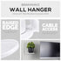BRAINWAVZ 5” Round Floating Shelf Mount for Security Cameras Baby Monitors Speakers Plants Toys & More Universal Holder Stick-On Or Screw Mount, E...