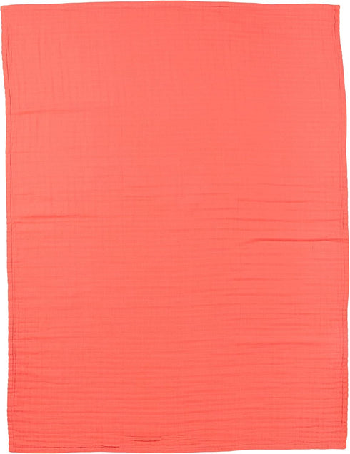 Simple Joys by Carter's Neutral's 2-Pack Cotton Gauze blanket, Peach/Ivory Duck, OSZ...