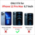 XIZYO for iPhone 12 Pro Max Case, Cute Floral Rose Wavy Curly Wave Frame Clear Aesthetic Phone Case for Women Girls, Slim TPU Shockproof Protectiv...