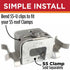 S5-SR-U Heat Cable Clips for Standing Seam Metal Roofs, 10 Pack (Must be Used with S5 Clamps-Sold Separately)...