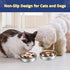 1Pack Slow Feeder Dog Bowls for Medium to Big Dogs - 3 Cup Capacity, Dual-Design for Dry and Wet Food, 304 Stainless Steel, Anti-Slip Base - Preve...