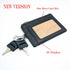 Boshiho Saffiano Leather Credit Card Holder Coin Change Purse with Key Ring Keychain - unisex...