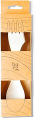 Spork by barg. Bamboo Fiber Travel Utensil for Everyday Use, BPA-free and Organic Material, Reuseable, Recyclable, 3-in-1 spoon-fork-knife, Light ...