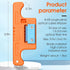 (2pcs) A-05 Orange Fiber Optic Stripper Tube Stripper Cable Ribbon Stripper 1.9-3.0mm with 1 spare blade Loose Buffer longitudinal Tube Stripper W...